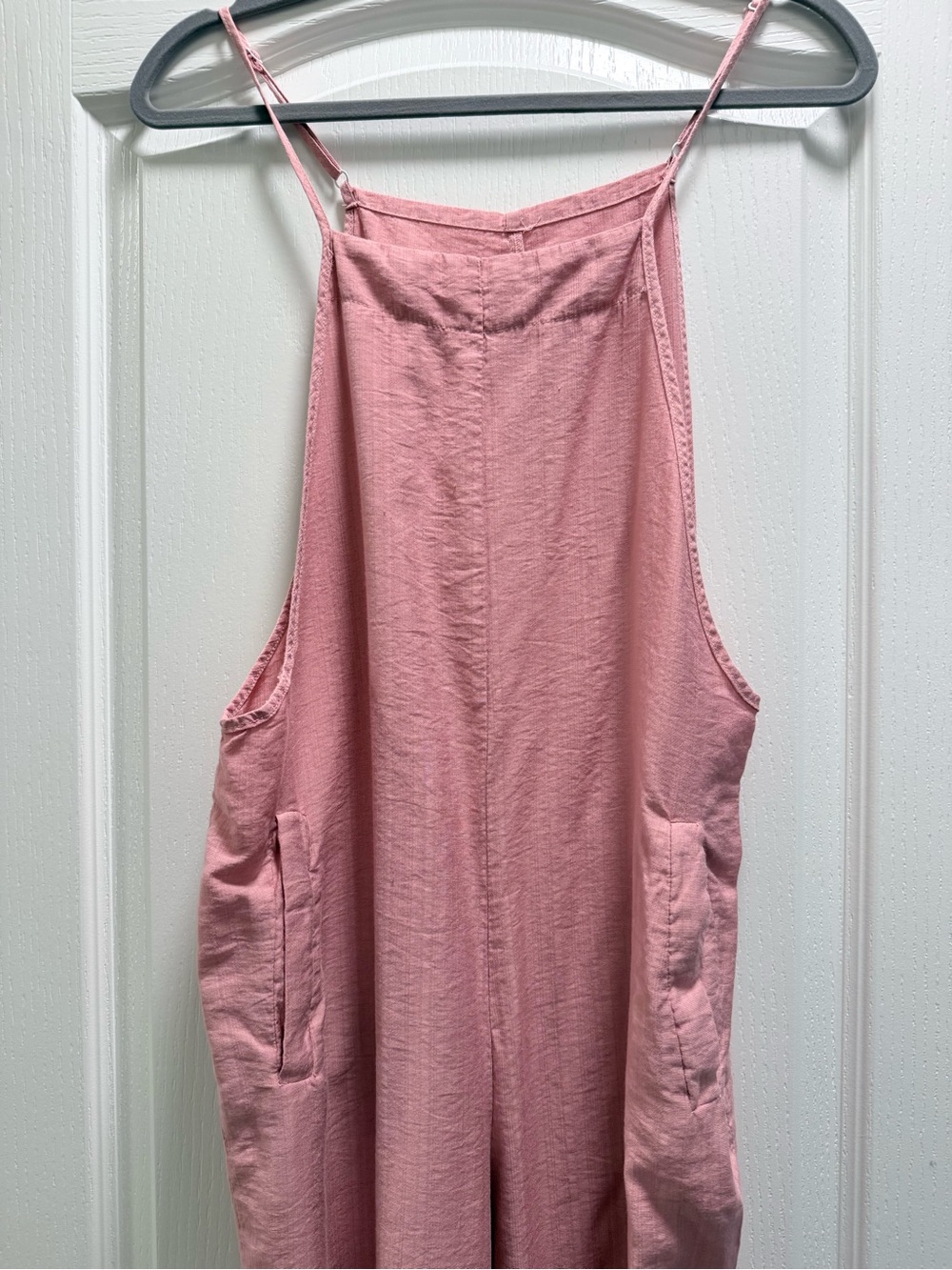 Pink Sleeveless Wide-Leg Jumpsuit - Picture 3 of 8